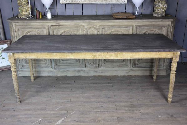 Large antique French oak dining table Supply