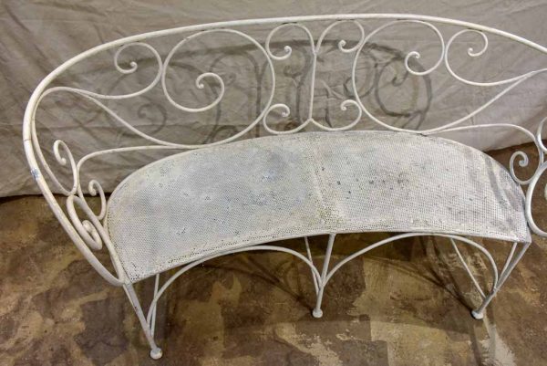 Antique French garden bench seat 56  Fashion