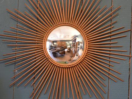 1950s Chaty Vallauris sunburst mirror Hot on Sale