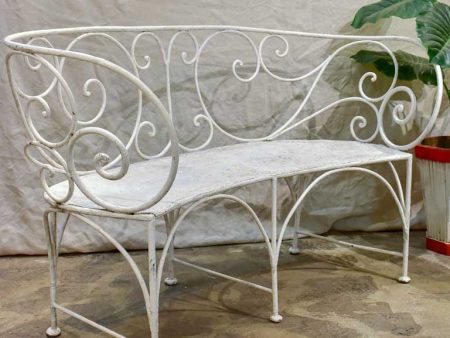 Antique French garden bench seat 56  Fashion