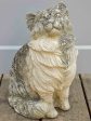 Vintage French garden sculpture - cat Online Sale