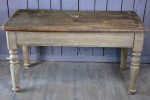 Rustic French butcher s table with drawer Online now