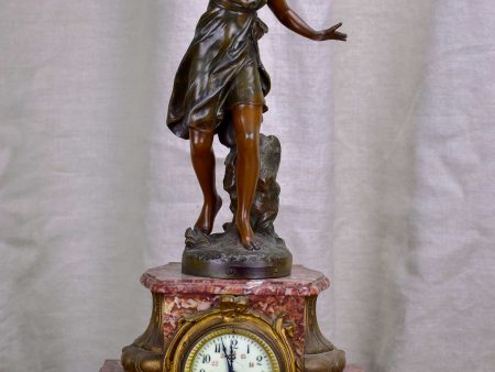 Antique French Louis XV clock - signed Morceaux For Cheap