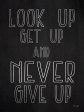 JAXN398 - Never Give Up - 12x16 Cheap